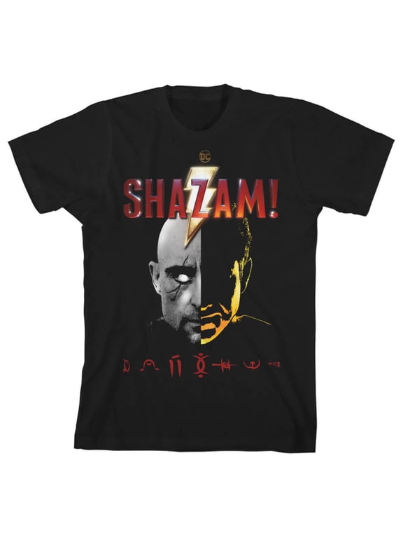 DC Comics Shazam! Double-Faced Short-Sleeve T-Shirt-2T