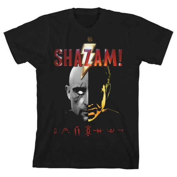 DC Comics Shazam! Double-Faced Short-Sleeve T-Shirt-3T