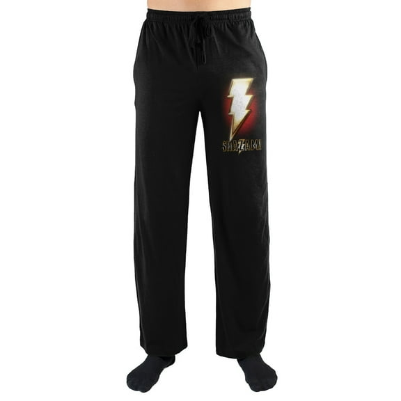 DC Comics Shazam! Lighting Bolt Sleep Pajama Pants-Small