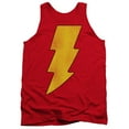 thumbnail image 1 of DC Comics Shazam Logo Distressed Adult Tank Top Red, 1 of 1