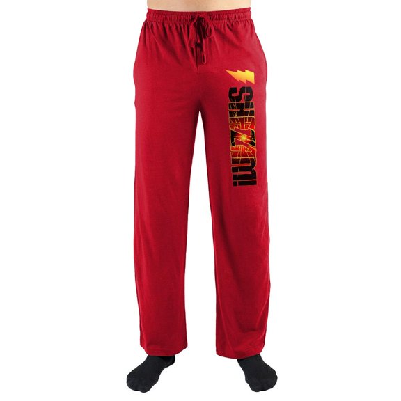 Shazam Logo Burst Unisex Pajama Pants-XXLarge (44-46)