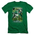thumbnail image 1 of DC Comics Space Sector 2814 S/S Adult 30/1 T-Shirt Kelly Green, 1 of 1