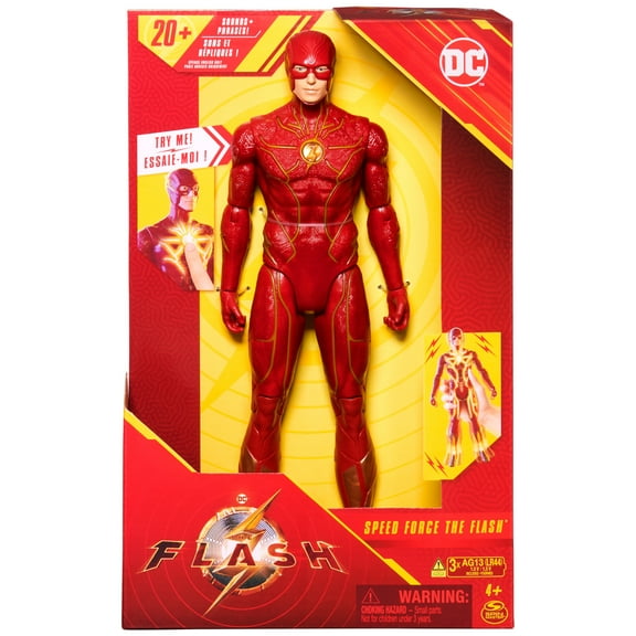 DC Comics: Speed Force The Flash 12-inch Action Figure, with Lights and 20+ Sounds