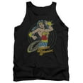 thumbnail image 1 of DC Comics Spinning Adult Tank Top Black, 1 of 1