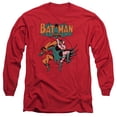 thumbnail image 1 of DC Comics Starling Shock Long Sleeve Adult 18/1 T-ShirtRed, 1 of 1