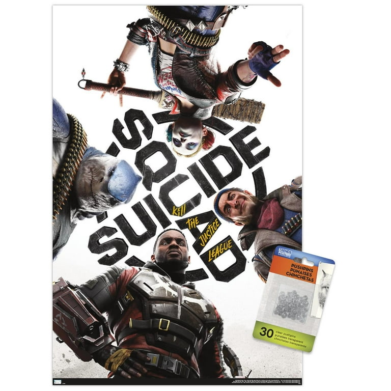 DC Comics Suicide Squad: Kill The Justice League - Key Art Wall Poster with  Push Pins, 14.725 x 22.375 