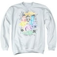 thumbnail image 1 of DC Comics Super Adult Crewneck Sweatshirt White, 1 of 1