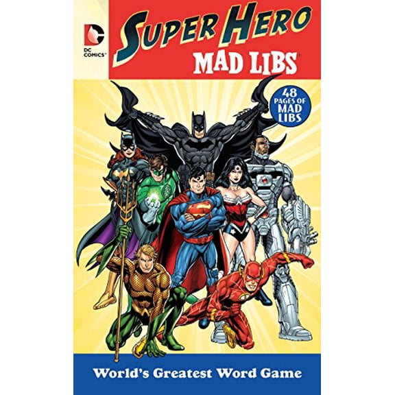 Pre-Owned DC Comics Super Hero Mad Libs: World's Greatest Word Game (Paperback) 0843182717 9780843182712