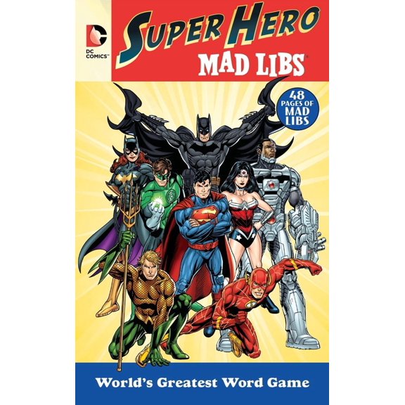 Pre-Owned DC Comics Super Hero Mad Libs: World's Greatest Word Game, by Price, Stern, Mad Libs, (Paperback), English