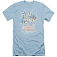 thumbnail image 1 of DC Comics Super Powers X3 S/S Adult 30/1 T-Shirt Light Blue, 1 of 1