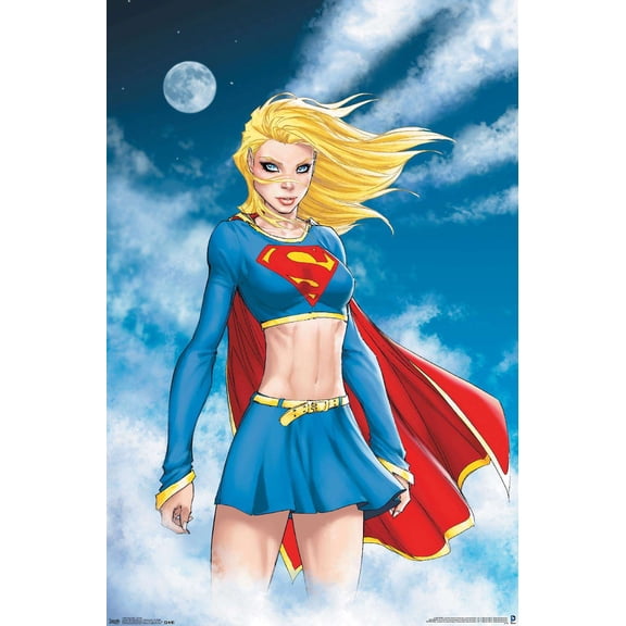 DC Comics - Supergirl - Clouds Wall Poster, 14.725" x 22.375"