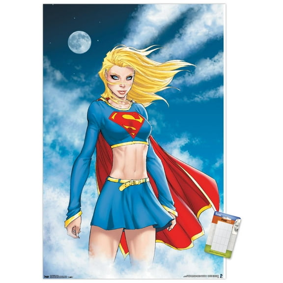 DC Comics - Supergirl - Clouds Wall Poster, 14.725" x 22.375"