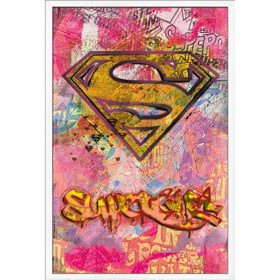 DC Comics - Supergirl Wall Poster, 22.375" x 34", Framed