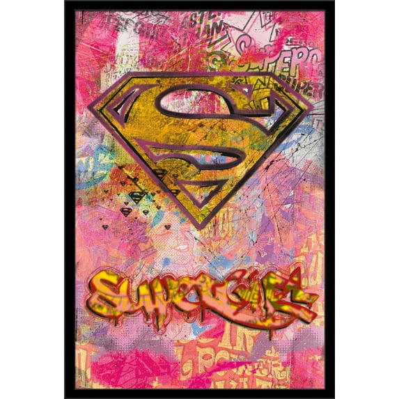 DC Comics - Supergirl Wall Poster, 22.375" x 34", Framed