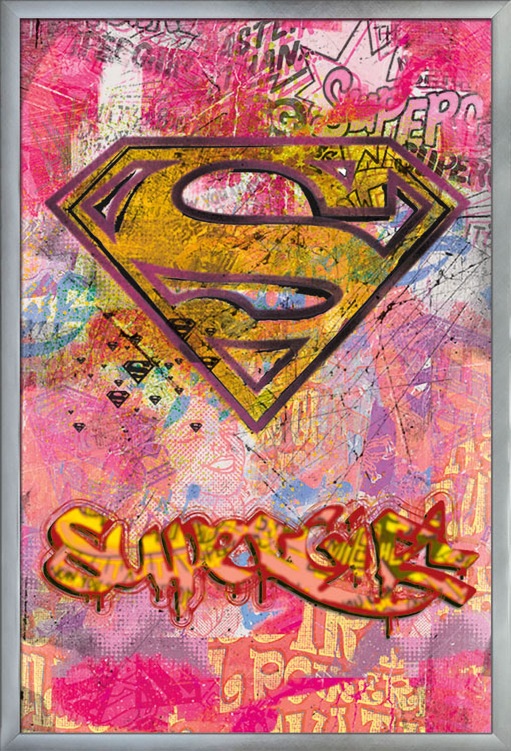 DC Comics - Supergirl Wall Poster, 22.375" x 34", Framed