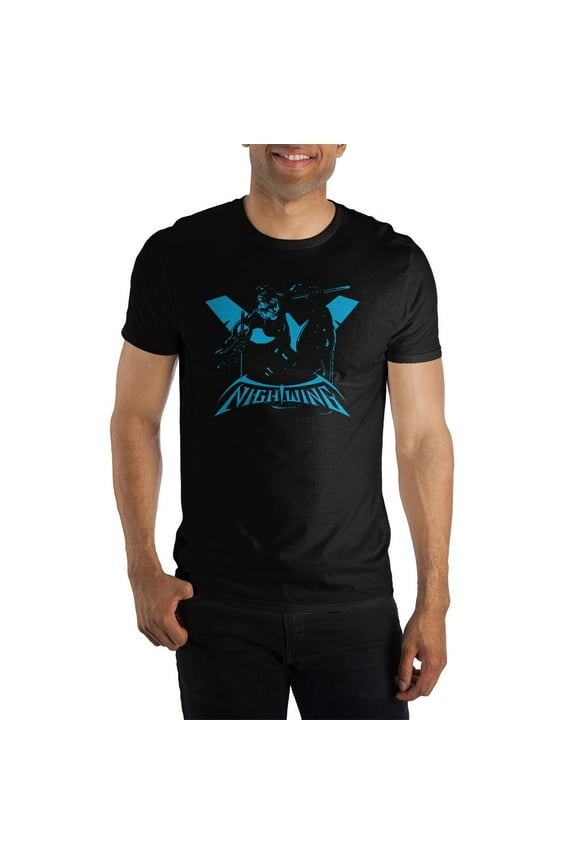 DC Comics Superhero Nightwing T-Shirt-Large