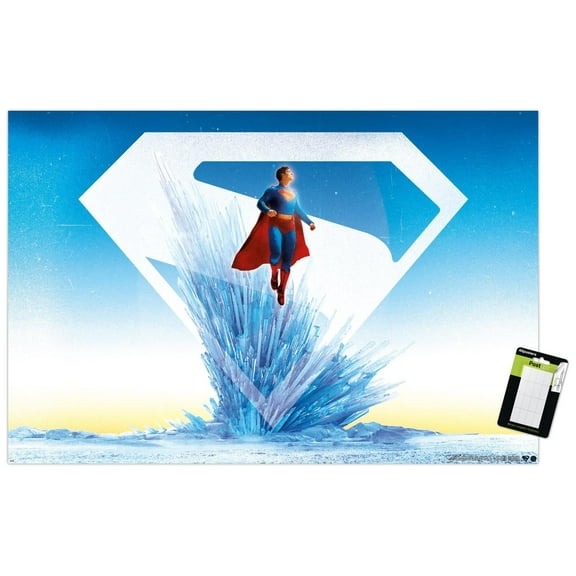 DC Studios Superman (2025) - Fortress Of Solitude Wall Poster, 14.725" x 22.375"