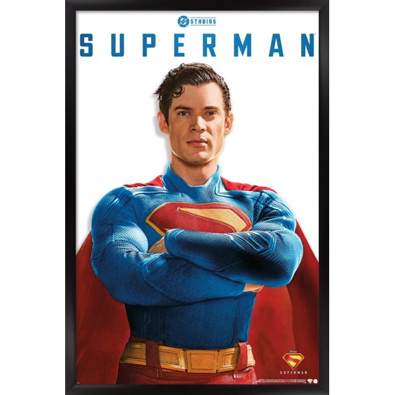 DC Studios Superman (2025) - Superman Feature Series Wall Poster, 22.375" x 34" Framed