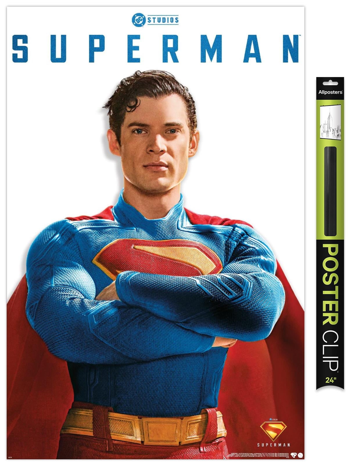 スーパーマン superman 2025 映画 ポスター 両面 us版 額付き
