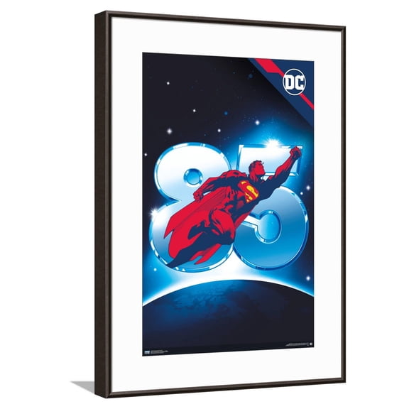 DC Comics Superman 85th Canvas Wall Poster, 14.725" x 22.375"