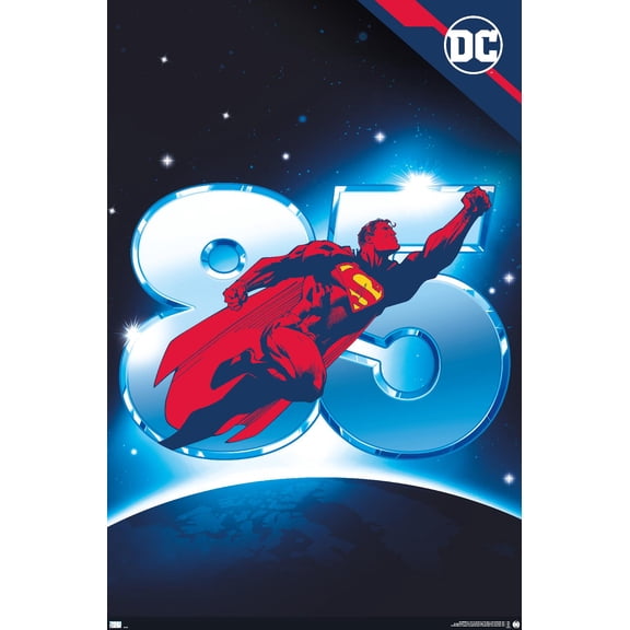 DC Comics Superman 85th Wall Poster, 14.725" x 22.375"