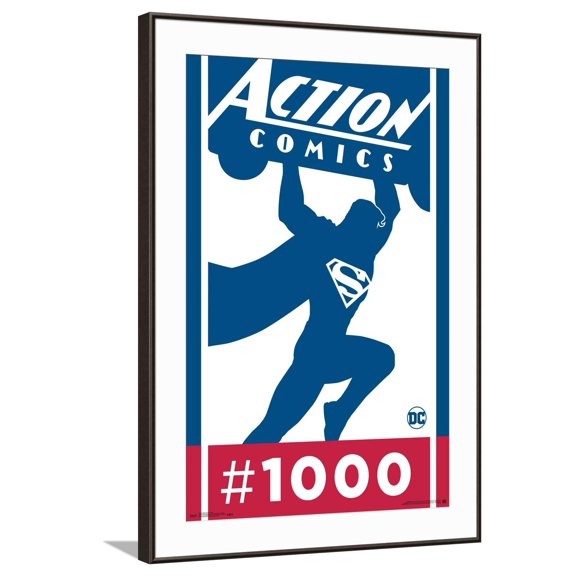 DC Comics Superman - Action Comics 1000 Canvas Wall Poster, 22.375" x 34"