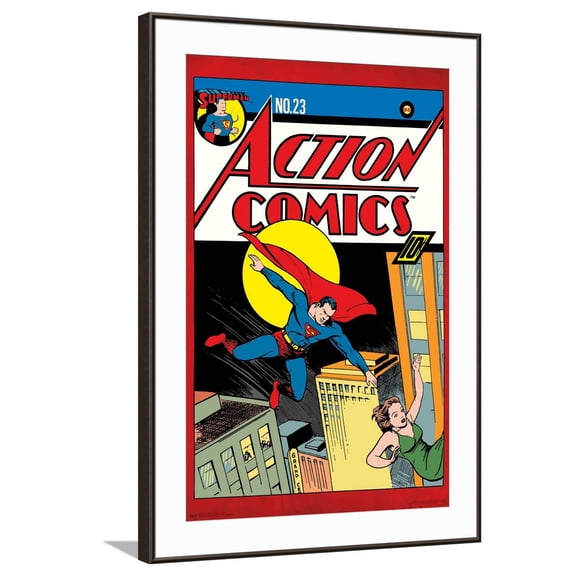 DC Comics Superman - Action Comics 23 Canvas Wall Poster, 22.375" x 34"
