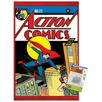 DC Comics - Superman - Action Comics 23 Wall Poster with Push Pins, 14.725" x 22.375"