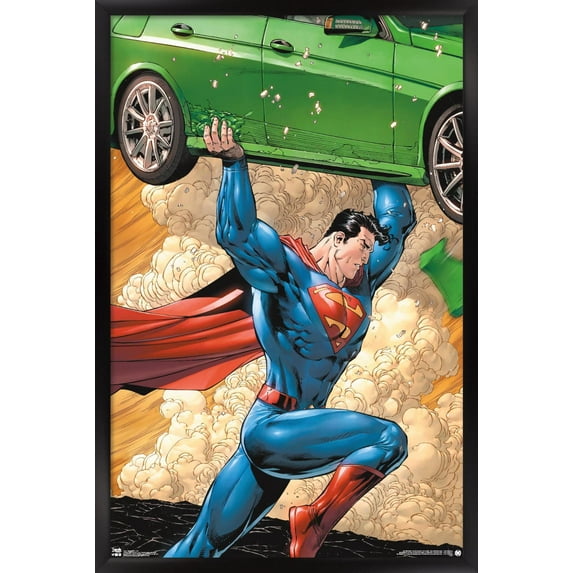 DC Comics - Superman - Car Wall Poster, 14.725" x 22.375", Framed