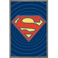 thumbnail image 1 of DC Comics - Superman - Classic Logo Wall Poster, 22.375" x 34", Framed, 1 of 3