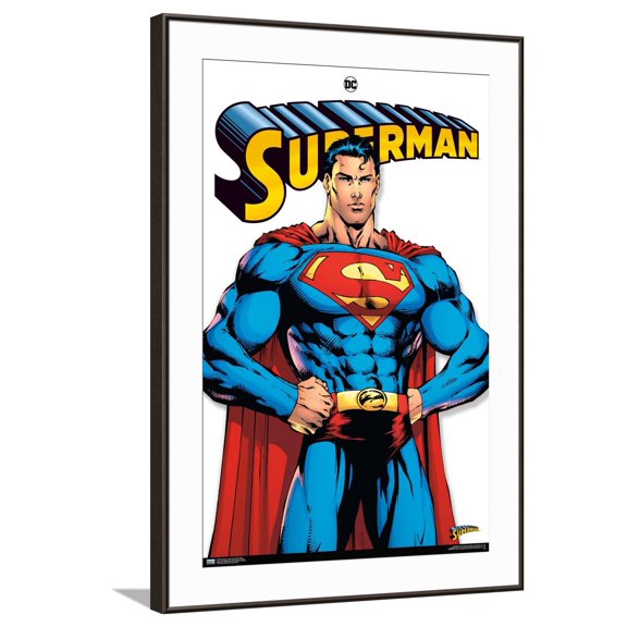 DC Comics Superman Feature Series Canvas Wall Poster, 22.375" x 34"