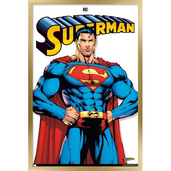 DC Comics - Superman Feature Series Wall Poster, 22.375" x 34" Framed
