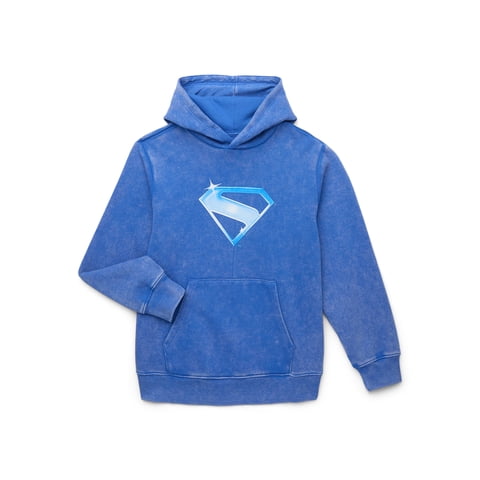 DC Comics Boys Superman Graphic Pullover Hoodie, Sizes XS-XXL