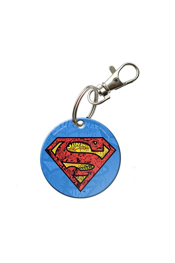 DC Comics (Superman - Graphic Shield) Acrylic Keychain ACPKRCIR400