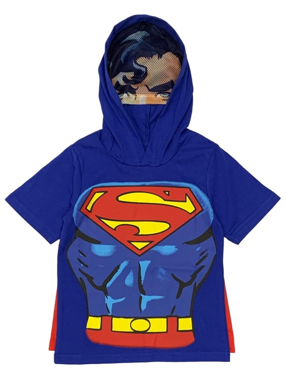 Superman Hooded T-Shirt with Mask and Cape (Toddler Boys & Little Boys)