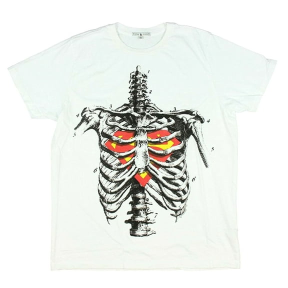 DC Comics Superman In His Bones Men's Graphic Print T-Shirt Size Medium