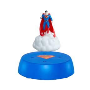 DC Comics Superman Levitating Figurine - Magnetic Floating Superman Collectible Display with LED Lights