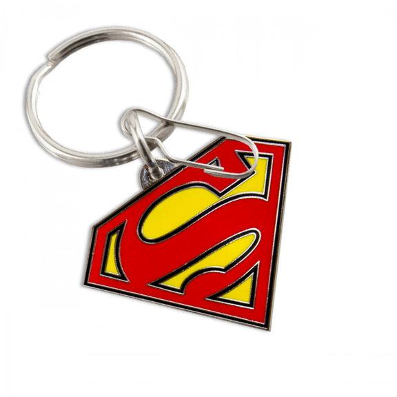 DC Comics Superman Logo Full Color Enamel Keychain