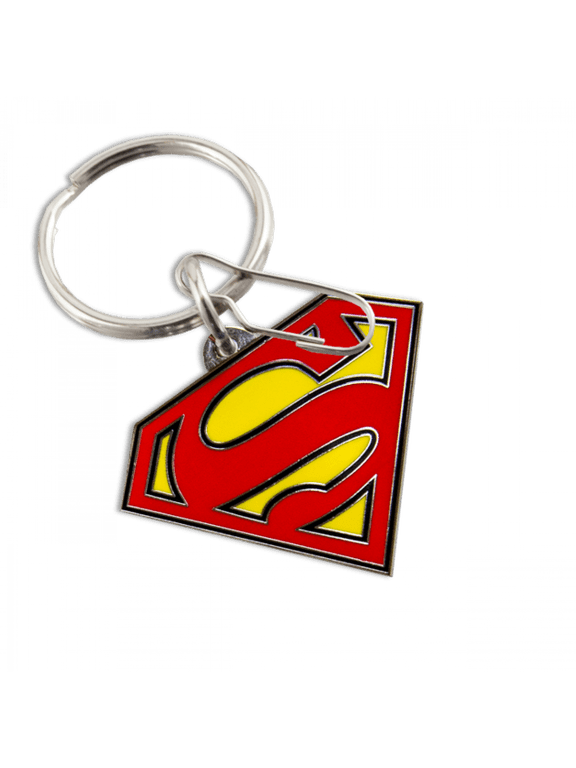 DC Comics Superman Logo Full Color Enamel Keychain