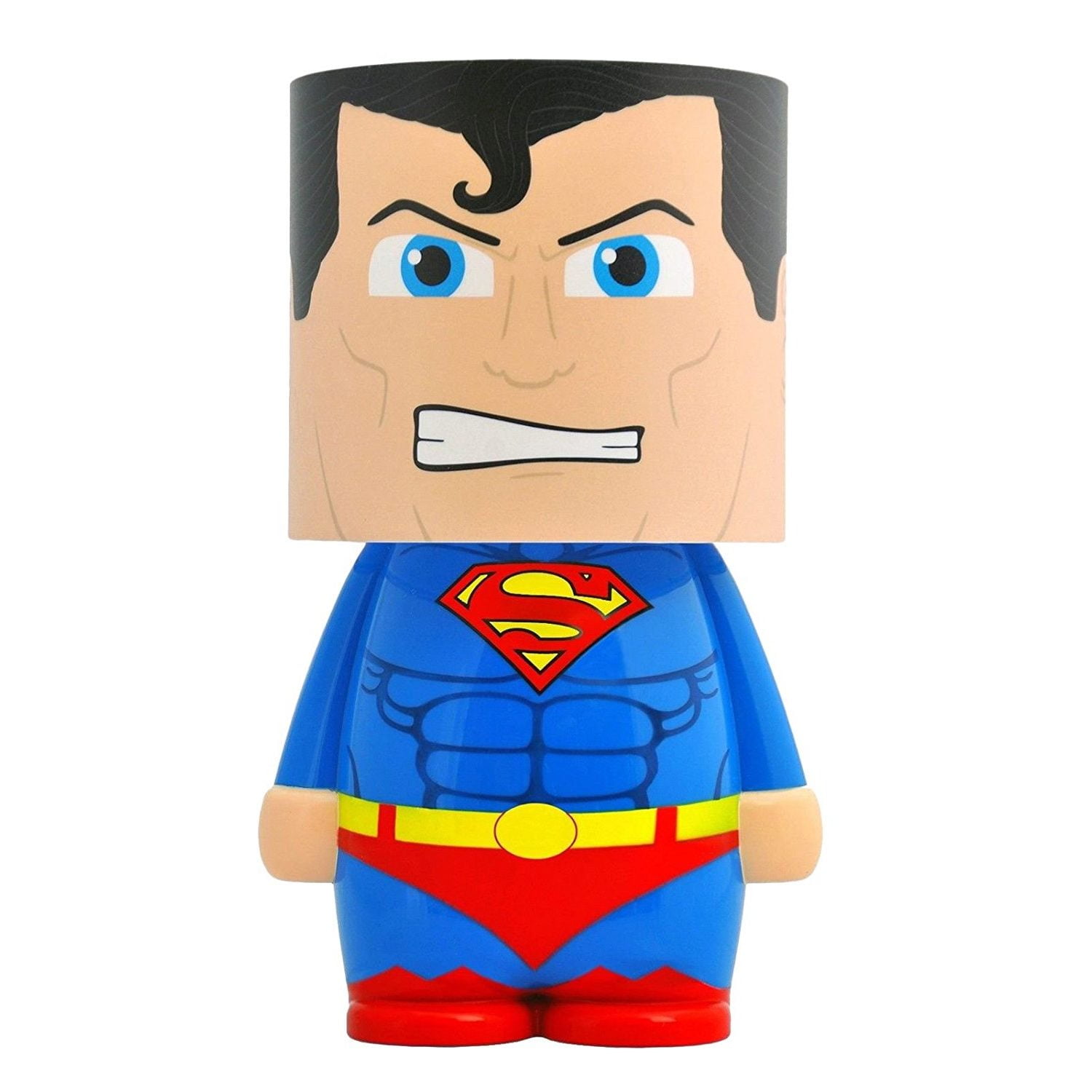 Look Alite Gr90859 - Lampada LED Da Scrivania Superman - Funzionamento A Batteria O Micro USB - Plastica Multicolore - 25x13x13 Cm - Luce D'Atmosfera - 2