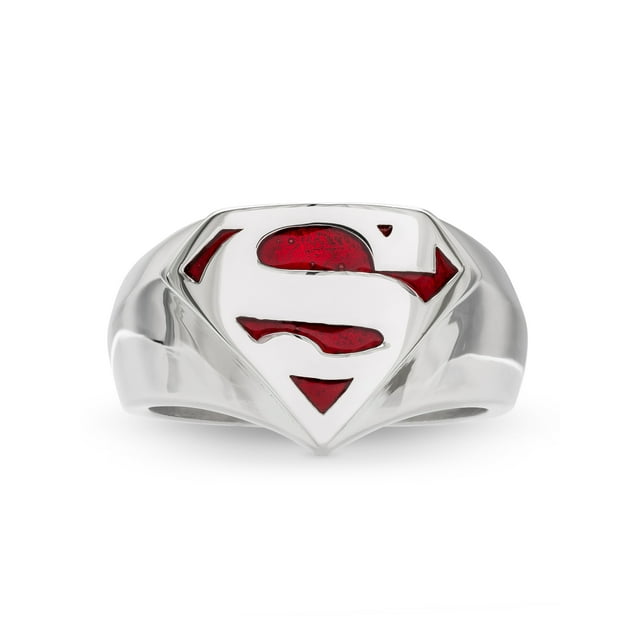 DC Comics Superman Men's Stainless Steel Logo Ring, Size 10 - Walmart.com