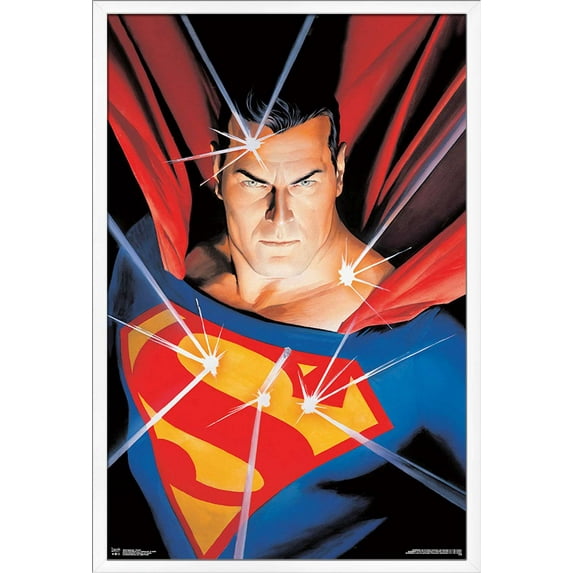 DC Comics - Superman - Portrait Wall Poster, 22.375" x 34", Framed