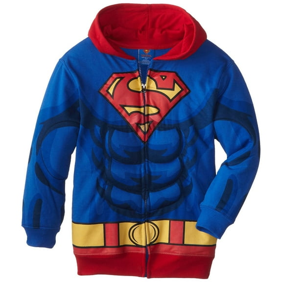 DC Comics Superman Puffed Zip Up Youth Hoodie