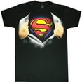 thumbnail image 1 of DC Comics Superman Ripping Open Adult T-Shirt, 1 of 1