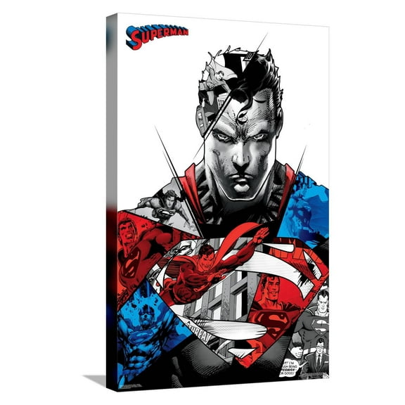 DC Comics Superman: Splice - Portrait Canvas Wall Poster, 14.725" x 22.375"