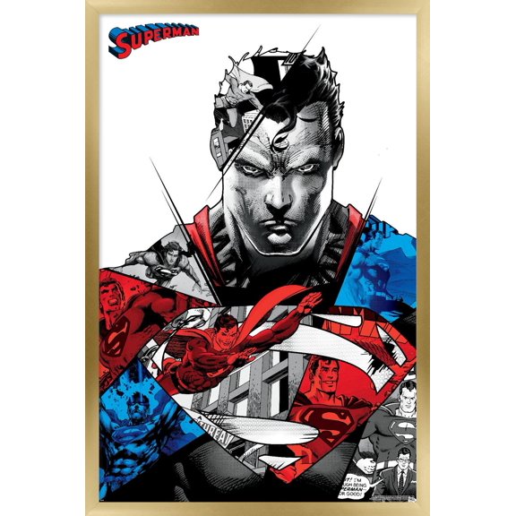 DC Comics Superman: Splice - Portrait Wall Poster, 22.375" x 34" Framed
