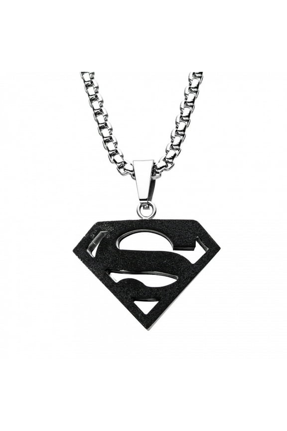 DC Comics Superman Steel Pendant Necklace