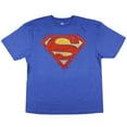 thumbnail image 1 of DC Comics Superman T-Shirt Men's Signature S Shield Worn-In Design Tee, 1 of 3