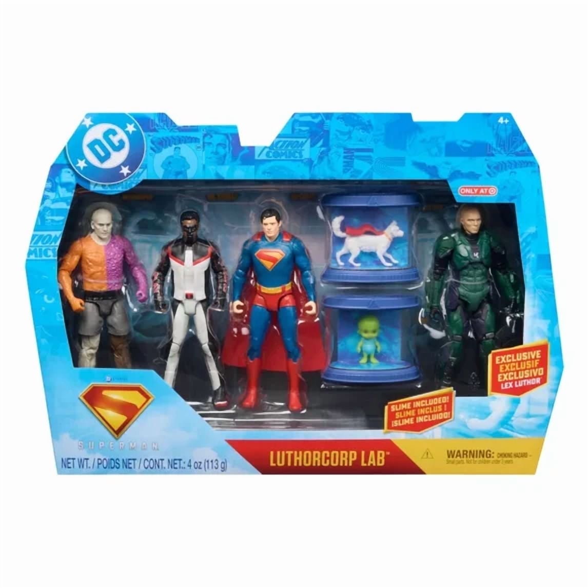 DC Comics Superman TRGX Action Figure Set 6