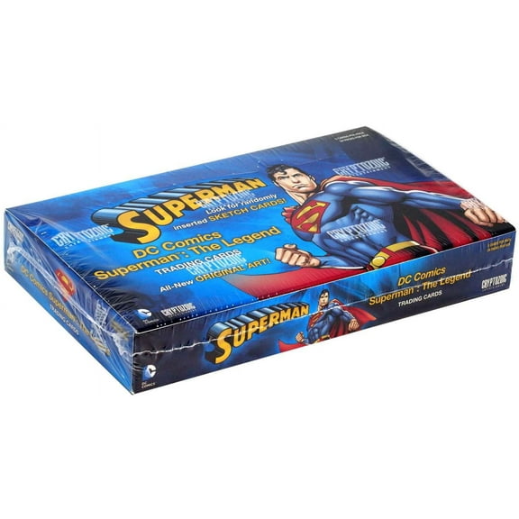 DC Comics Superman: The Legend Trading Cards Hobby Box